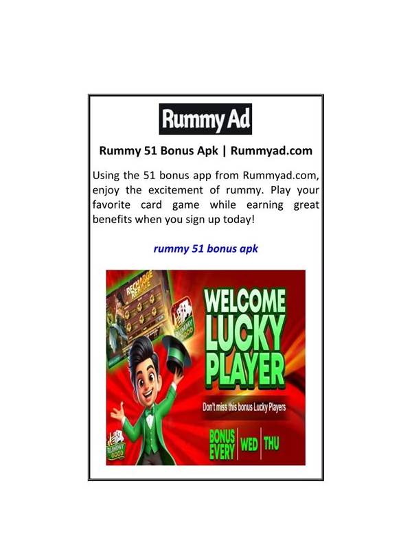 Best Rummy App 51 Bonus For Android Top Picks and How to Maximize Your Rewards